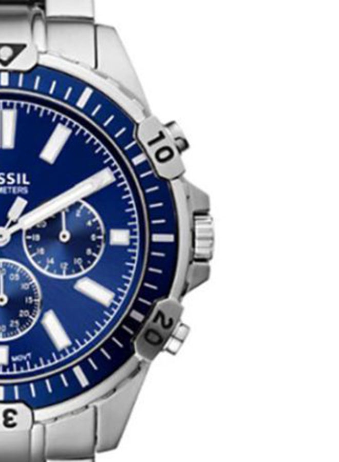 FOSSIL - Men's Garrett Chronograph Watch FS5623 - 44 mm - Silver - Image 1