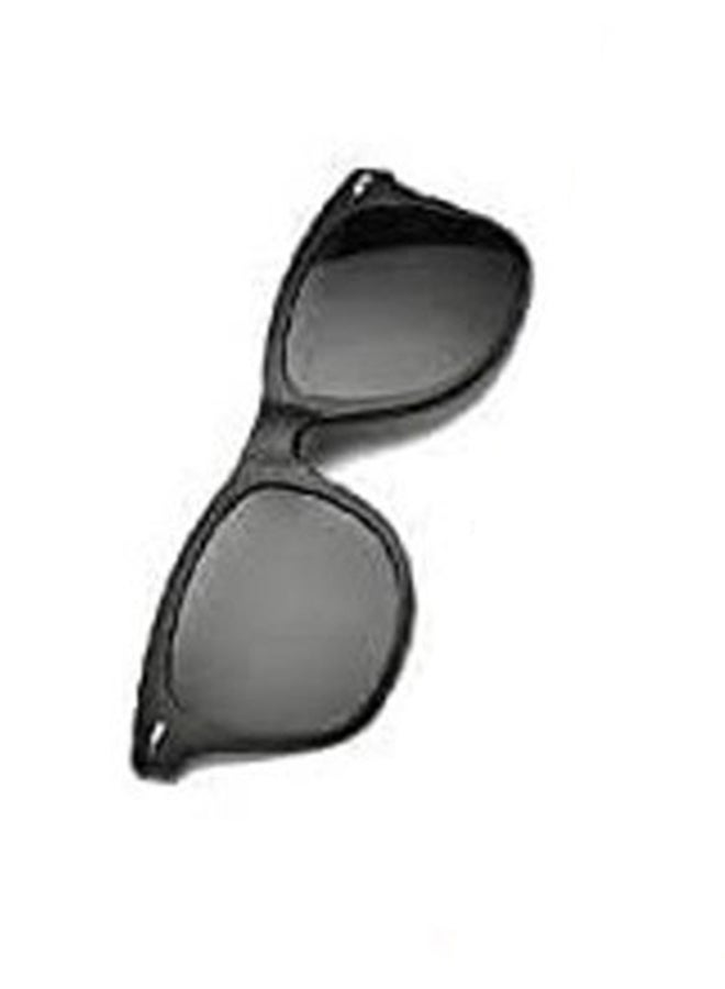 Generic - Polarized Mirror Night Vision Glasses 5 Magnetic Clip Black Sunglasses - Image 1