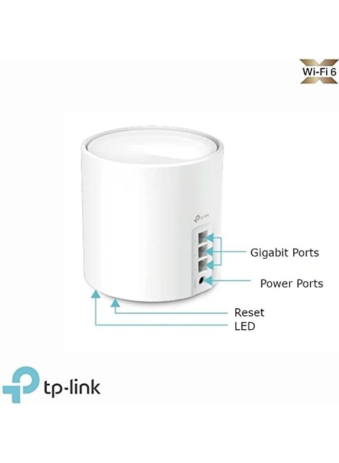 TP-LINK - Deco X50 AX3000 Whole Home AI-Driven Mesh Wi-Fi 6 System white - Image 1