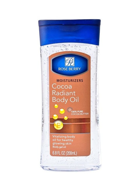 Moisturizer Cocoa Radiant Body Oil Gel Clear 200ml