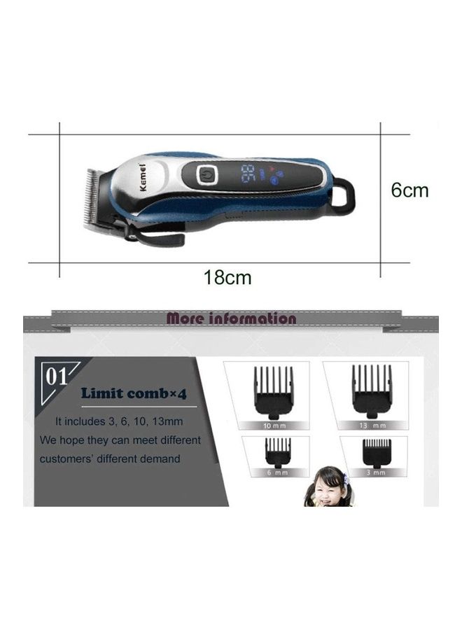 Kemei mens clipper cordless Hair Clippers, Razor Electric Professional Shaver Beard Trimmer Grooming Shaving Machine Self Hair Cutting Haircut Trimmers Cutter KM1995 - Image 4