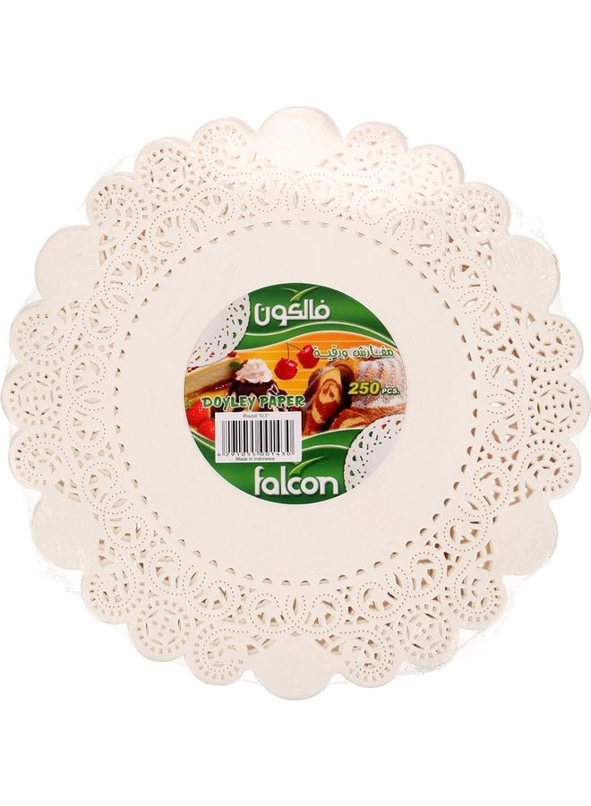 Falcon Doyley Paper 250 Pcs White 10.5inch - Image 2