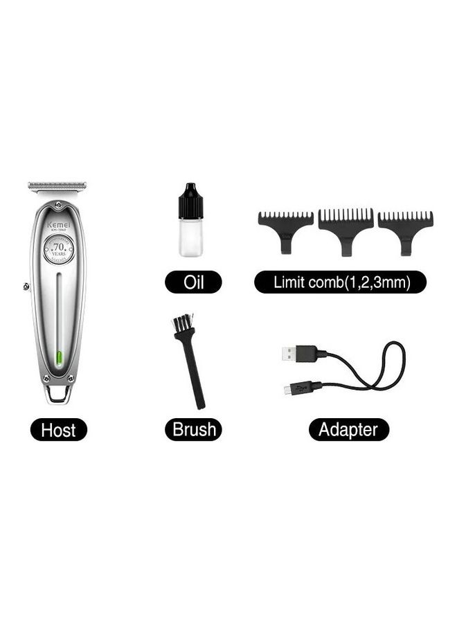 Kemei Professional Hair Clipper Silver - Image 2