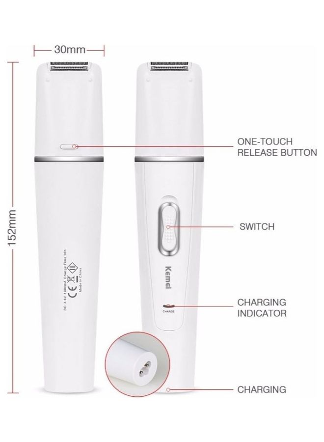 كيمي ماكينة حلاقة وتشذيب لإزالة الشعر بدون ألم للنساء 5 في 1 - Image 5