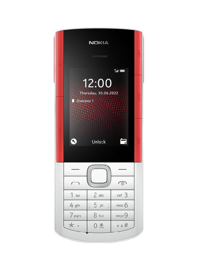 NOKIA - 5710 XA Dual SIM White/Red 48MB RAM 128MB 4G -Middle East Version - Image 1