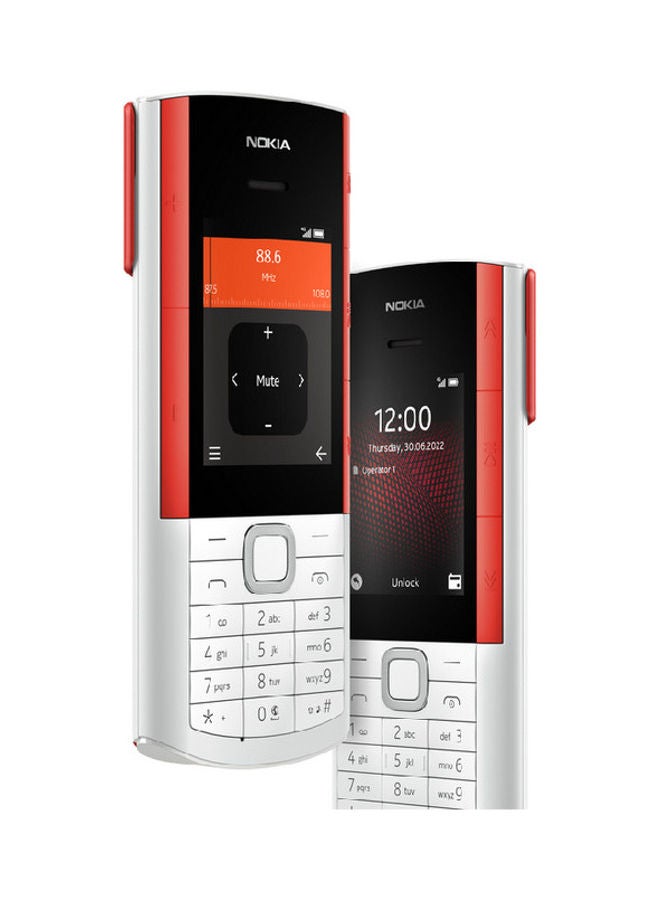 NOKIA - 5710 XA Dual SIM White/Red 48MB RAM 128MB 4G -Middle East Version - Image 1