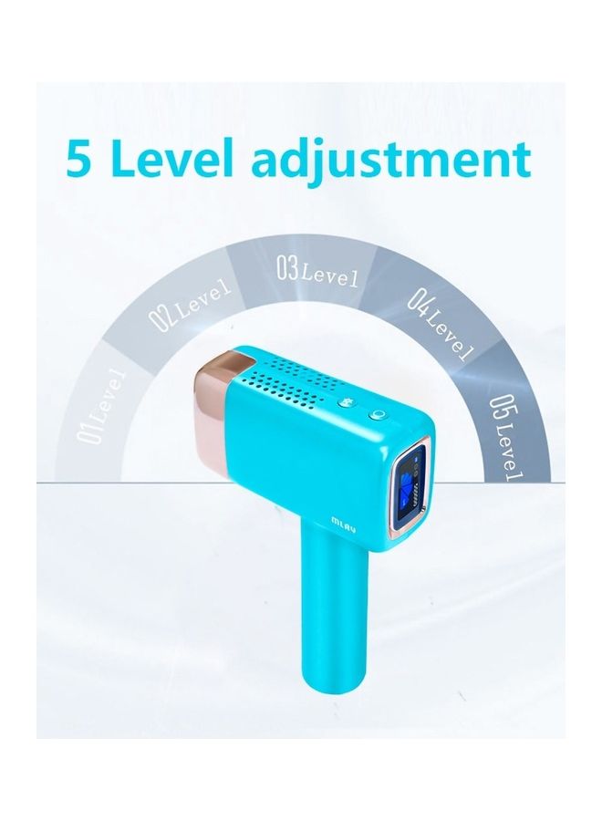 MLAY T14 Painless Ice Compress Hair Removal Device With Bikini Lamp Sky Blue - Image 2