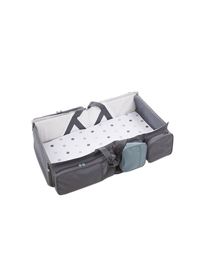 3-In-1 Baby Travel Cot Bed With Diaper Stroage Bag  - Image 1