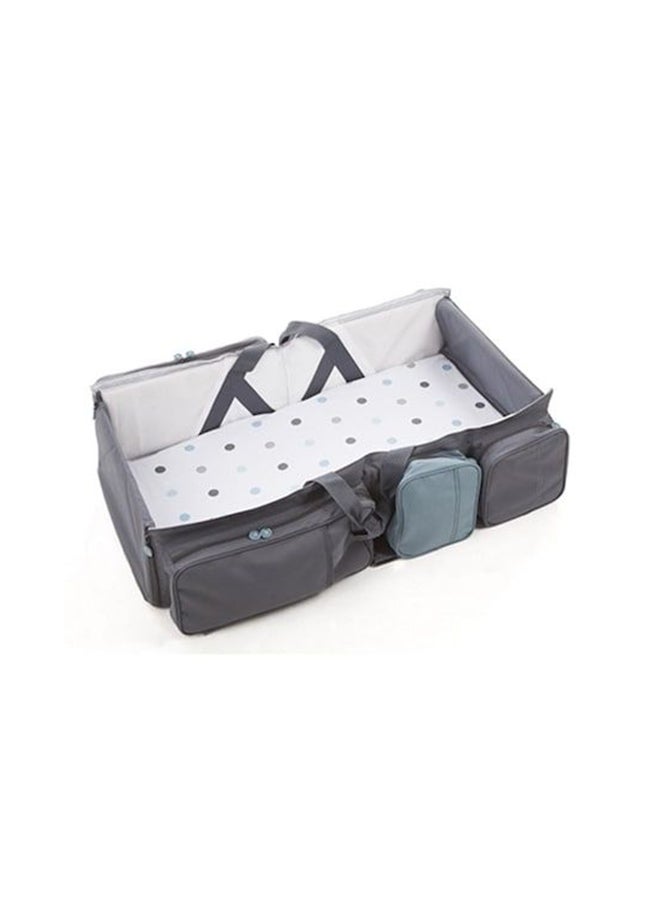3-In-1 Baby Travel Cot Bed With Diaper Stroage Bag  - Image 3