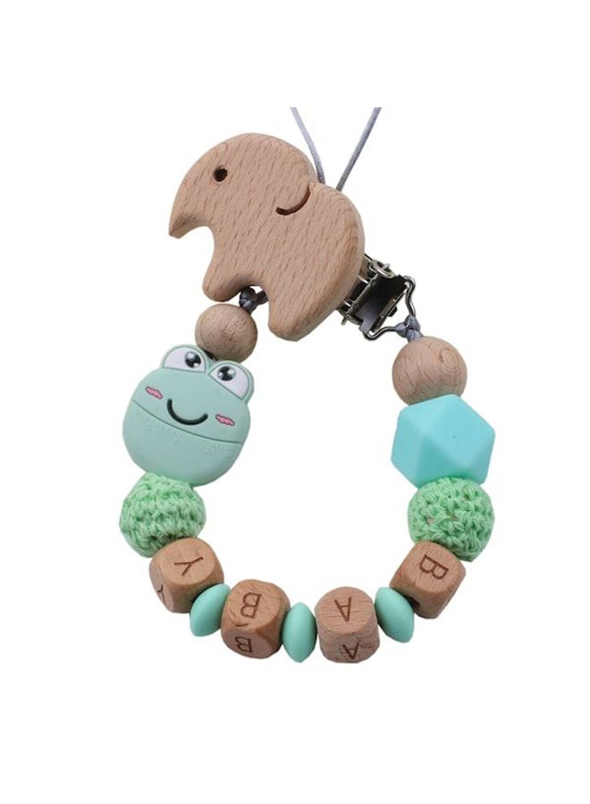 Eco-Friendly Teething Pacifier Clips Holder Chain - Image 1
