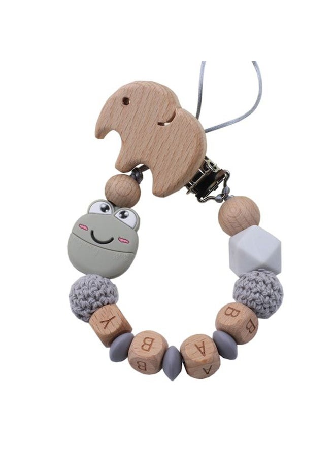 Eco-Friendly Teething Pacifier Clips Holder Chain - Image 2