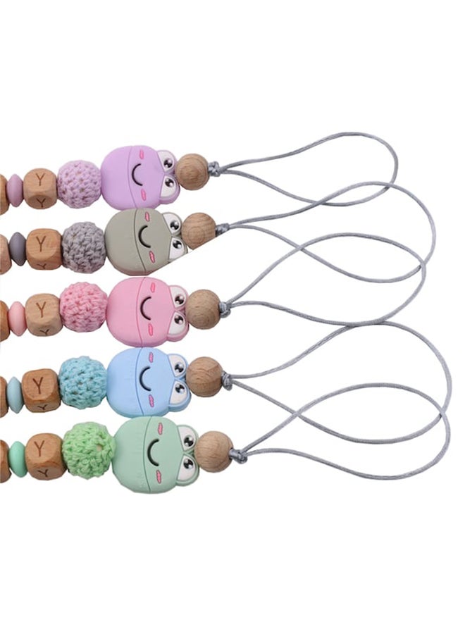 Eco-Friendly Teething Pacifier Clips Holder Chain - Image 5