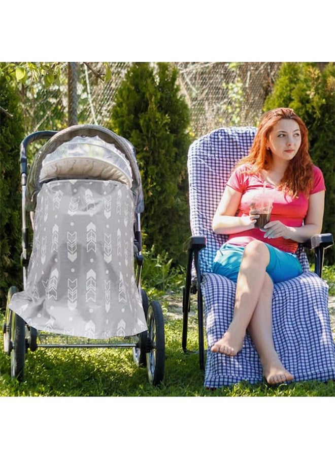 1-Piece Durable Comfortable Block Lactation Shawl - Image 4