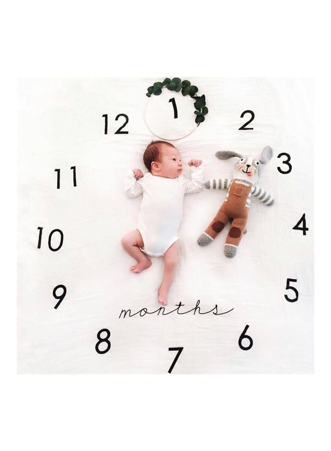 Baby Monthly Milestone Super Soft Blanket 
