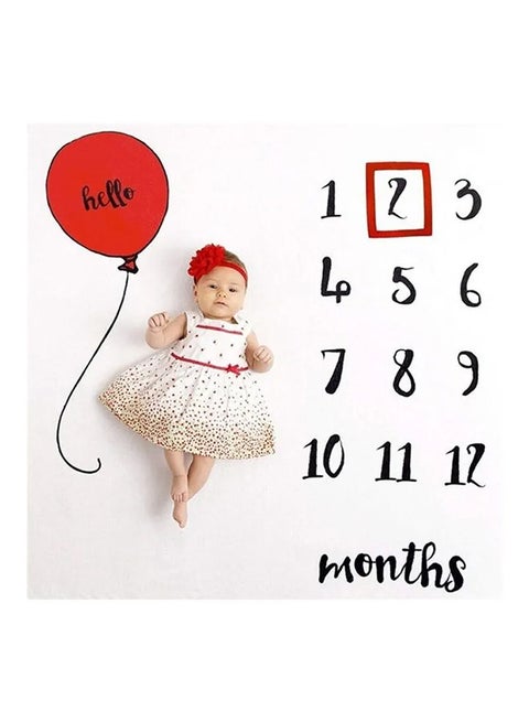Baby Monthly Milestone Blanket