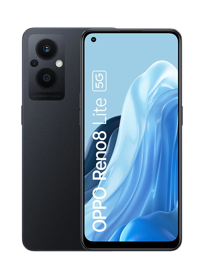 OPPO - Reno 8 Lite Dual SIM Cosmic Black 8GB RAM 128GB 5G - Image 1