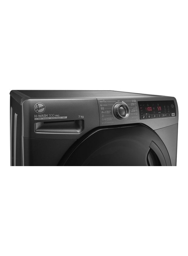 HOOVER - Washing Machine Fully Automatic , Inverter Motor 7 kg H3WS17TMF3R-ELA Silver - Image 1