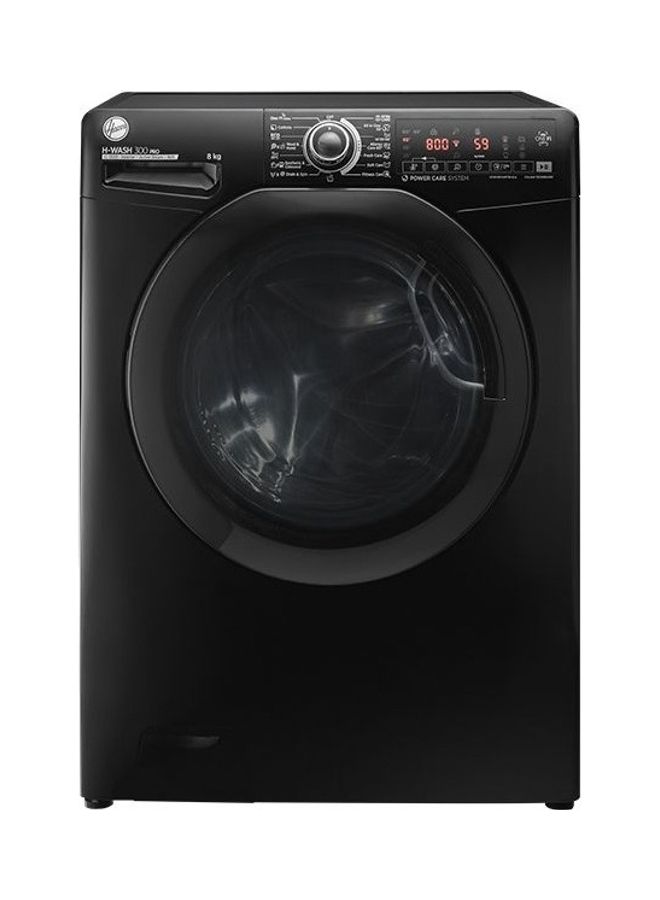 غسالة ملابس هوفر 1300 لفة أسود انفرتر 8 kg H3WS38TAMF7B-ELA Black