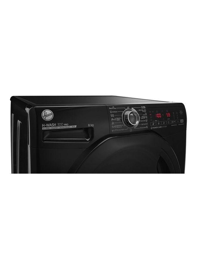 HOOVER - Washing Machine Fully Automatic , Inverter Motor 8 kg H3WS38TAMF7B-ELA Black - Image 1