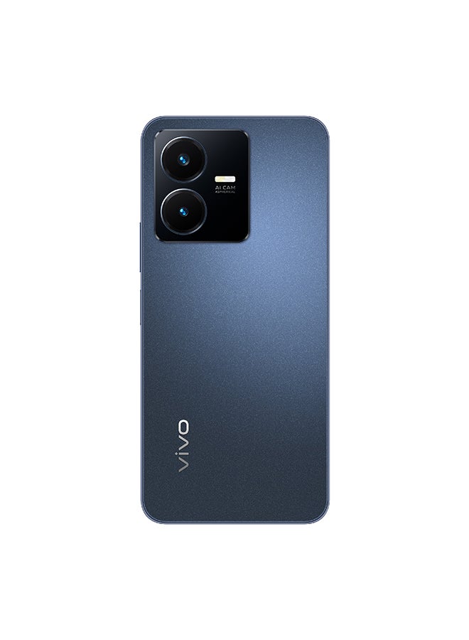 vivo - Y22 Dual SIM Starlit Blue 4GB RAM 64GB 4G LTE - Middle East Version - Image 1