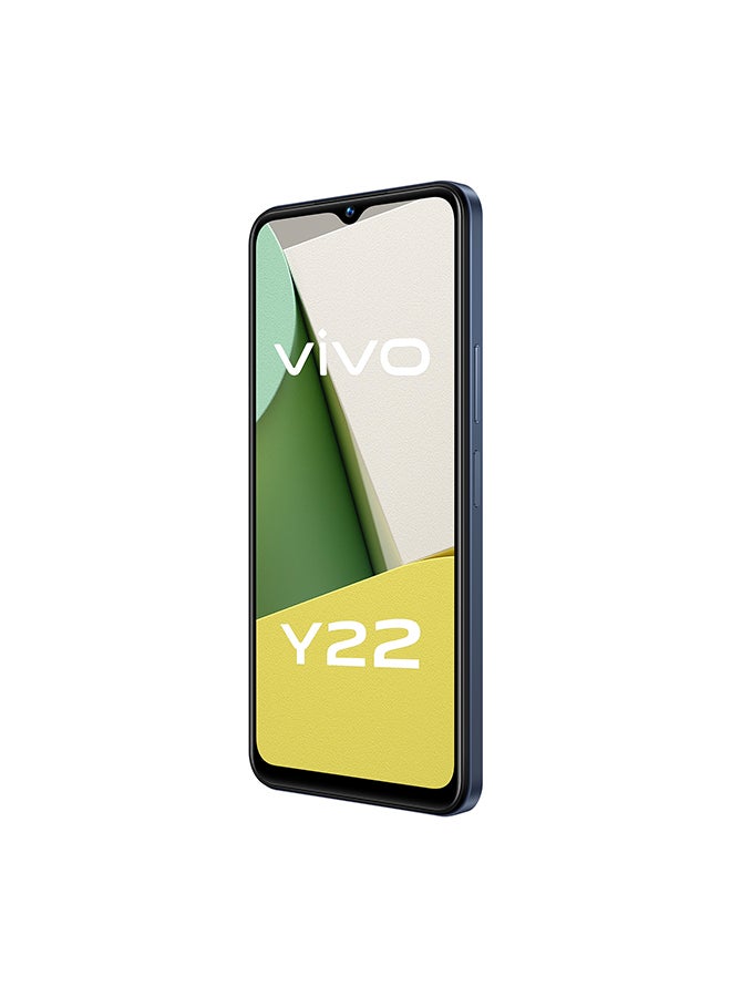 vivo - Y22 Dual SIM Starlit Blue 4GB RAM 64GB 4G LTE - Middle East Version - Image 1