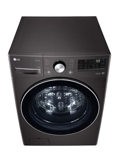 إل جي غسالة أوتوماتيكية بتحميل أمامي وبباب من الزجاج المقوى 15 kg F0L9DYP2E أسود  - Image 5