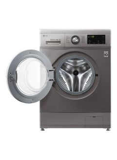 LG Front Load Washing Machine , Chrome Knob 8 kg FH2J3TNG5 Silver  - Image 2