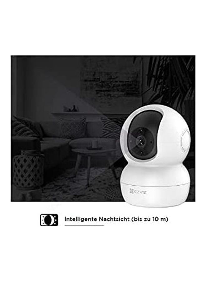 EZVIZ - TY2 Bundle - TY2 Smart Indoor Wi-Fi Camera with SanDisk 128GB Ultra microSDXC UHS-I Card - Image 1