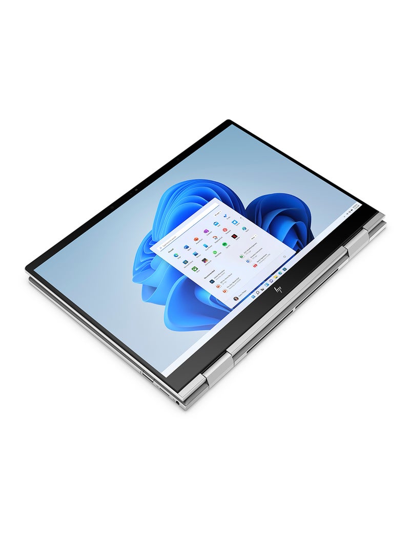 HP - ENVY x360 2-in-1 Laptop 13-bf0005nx With 13.3-Inch WQXGA Touch Screen Display, Intel Core i7-1250U Processor / 16GB RAM / 512GB SSD / Intel Iris Xe Graphics / Windows 11 Home / english_arabic Natural Silver - Image 1