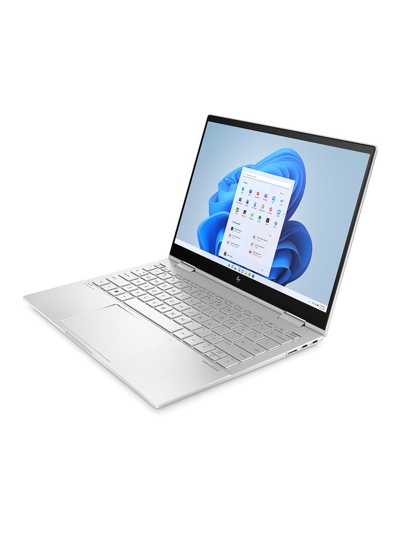 HP - ENVY x360 2-in-1 Laptop 13-bf0005nx With 13.3-Inch WQXGA Touch Screen Display, Intel Core i7-1250U Processor / 16GB RAM / 512GB SSD / Intel Iris Xe Graphics / Windows 11 Home / english_arabic Natural Silver - Image 1