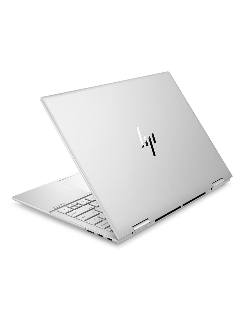 HP - ENVY x360 2-in-1 Laptop 13-bf0005nx With 13.3-Inch WQXGA Touch Screen Display, Intel Core i7-1250U Processor / 16GB RAM / 512GB SSD / Intel Iris Xe Graphics / Windows 11 Home / english_arabic Natural Silver - Image 1