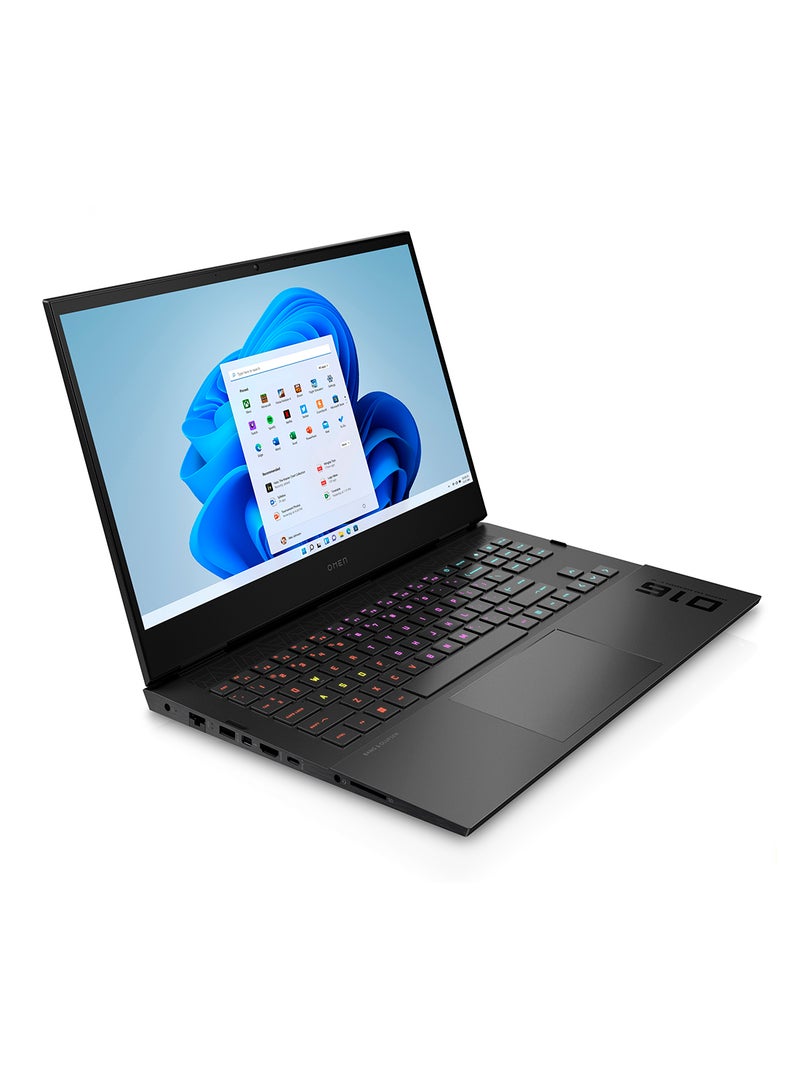 HP - OMEN by HP (Upgraded Version) Laptop 16-b1001nx With 16.1-Inch QHD Display, Intel Core i7-12700H Processor / 32GB RAM / 1TB SSD / 8GB NVIDIA GeForce RTX 3070 Graphics / Windows 11 Home / English/Arabic Shadow Black - Image 1