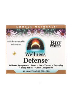 Source Naturals Wellness Defense Cold And Flu Homeopathic Formula -48 Homeopathic Tablets 