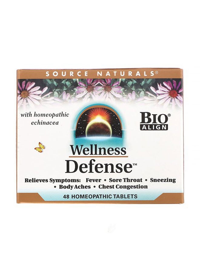 سورس ناتشورالز صحة الدفاع عن البرد والإنفلونزا - 48 قرص هوميوباتيكي