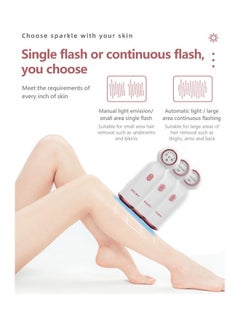 MLAY Sapphire Ice Compress Crystal Hair Removal Machine White/Pink  - Image 2