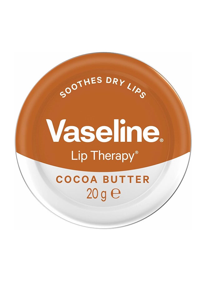 Vaseline Lip Therapy Petroleum Jelly Cocoa Butter 20grams  - Image 1