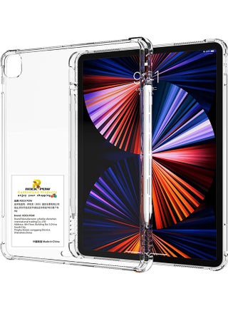 Protective Case Cover For Apple iPad Pro 12.9 (2021/2020/2018) Clear - v1666011152/N40352203A_4
