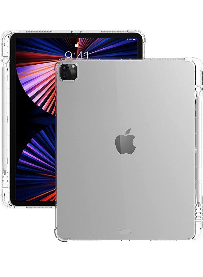 Rock Pow Protective Case Cover For Apple iPad Pro 12.9 (2021/2020/2018) Clear - Image 2