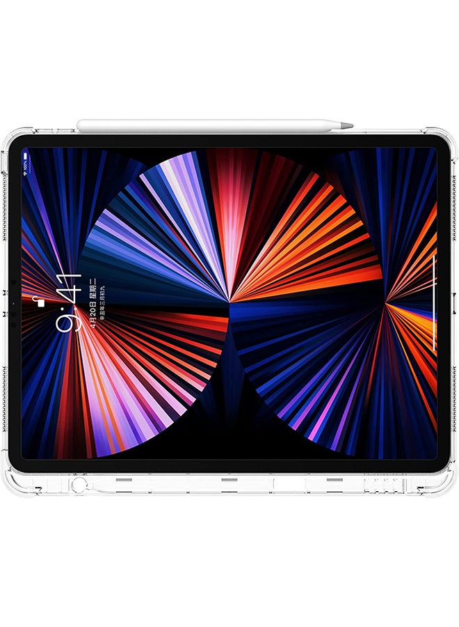 Rock Pow Protective Case Cover For Apple iPad Pro 12.9 (2021/2020/2018) Clear - Image 5