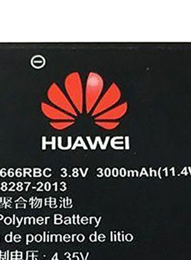 HUAWEI - 3000.0 mAh Replacement Battery For Huawei Routers Hb824666Rbc Black - Image 1