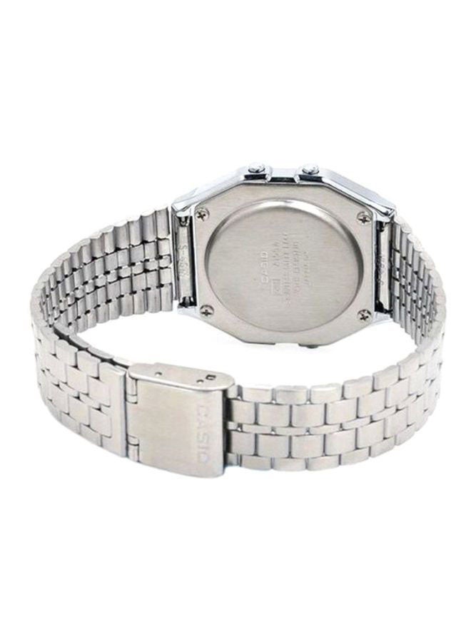 كاسيو ساعة فينتدج رقمية طراز A159WA-N1DF - مقاس 35 مم - لون فضي للرجال - Image 2