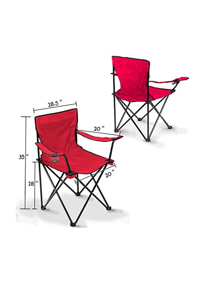 Generic - Folding Camping Chair 35.5x21x34.7inch 35.5x21x34.7inch - Image 1