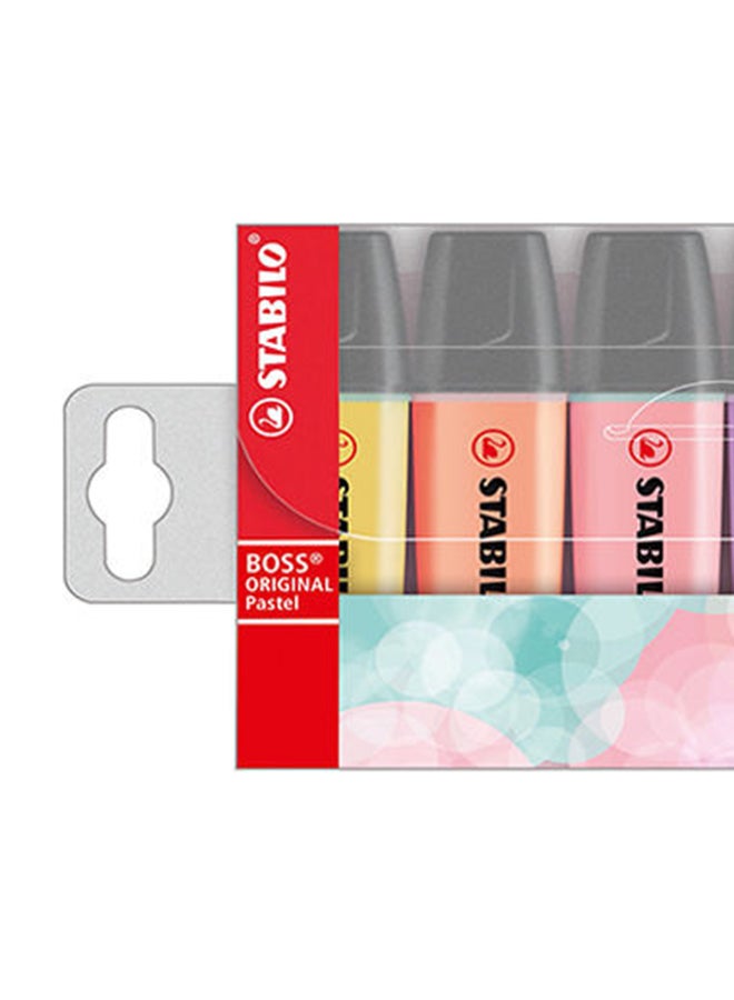 6-Piece Boss Original Pastel Highlighter Set Multicolour - v1666018507/N16385362A_3