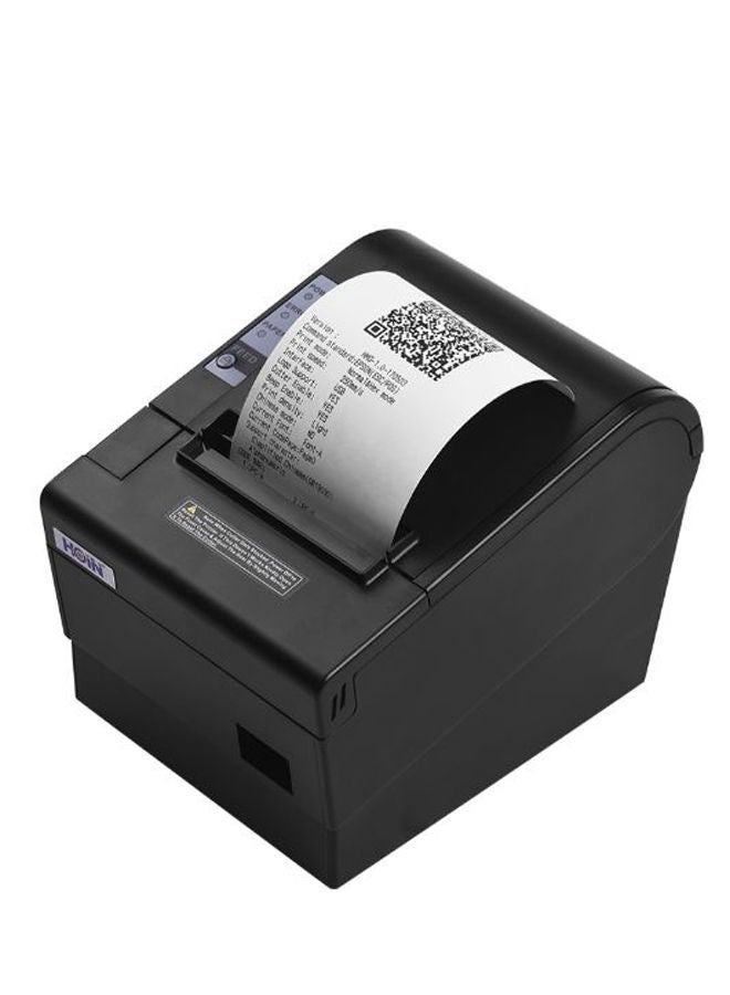هوين طابعة فواتير حرارية بي أو إس POS بمنفذ USB أسود  - Image 1