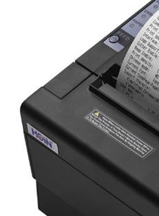 هوين طابعة فواتير حرارية بي أو إس POS بمنفذ USB أسود  - Image 2