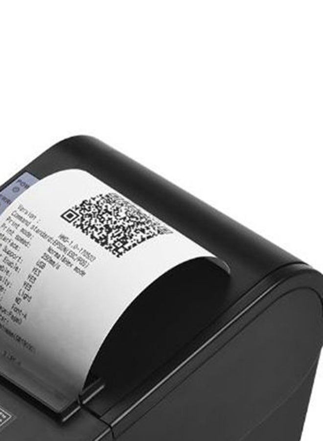 هوين طابعة فواتير حرارية بي أو إس POS بمنفذ USB أسود  - Image 3