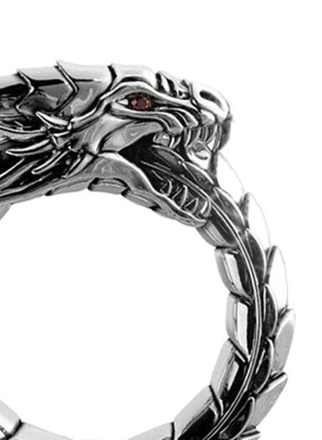Beauenty - Zinc Alloy Stone Studded Dragon Shaped Ring - Image 1