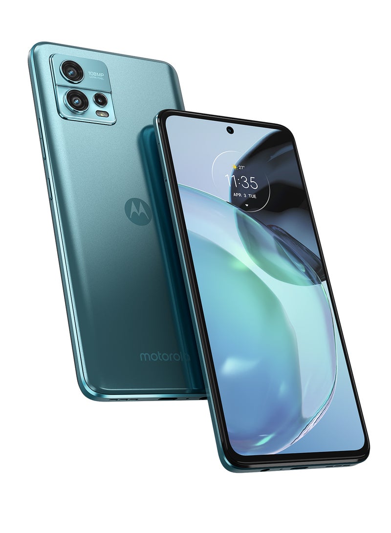 Motorola - G72 Dual Sim Polar blue  8GB RAM 128GB ROM 4G LTE - Middle East Version - Image 1