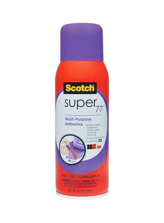 Scotch  Super 77 Multipurpose Adhesive Spray Multicolour  - Image 1