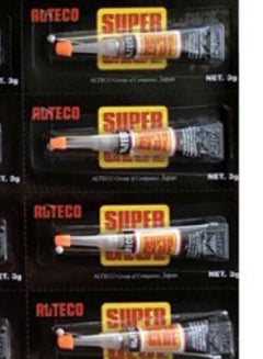 ALTECO Super Glue Tube, 12x3g Clear  - Image 3